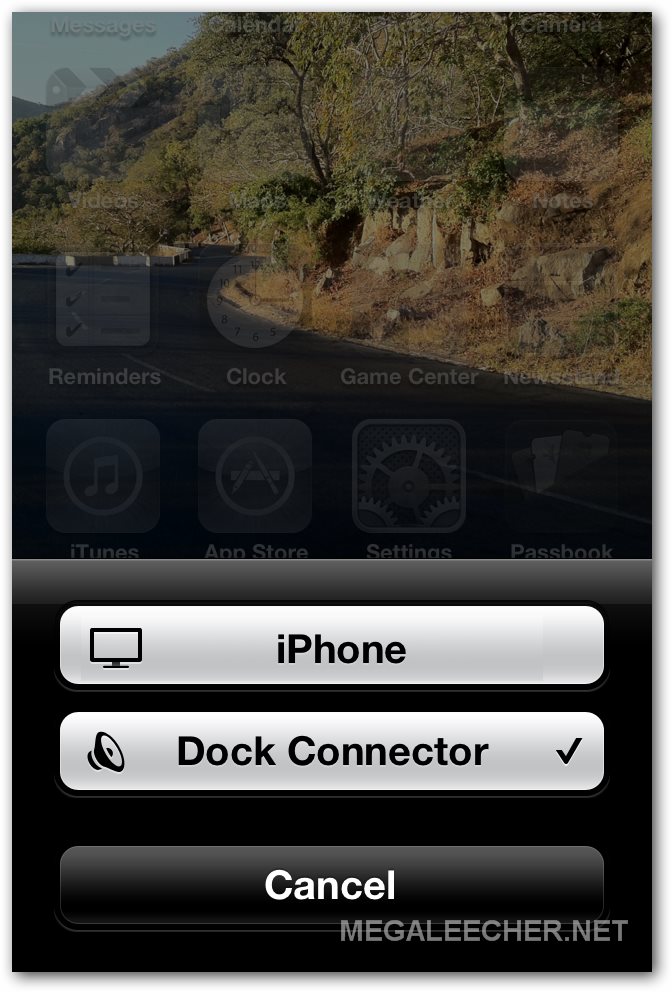 iPhone Dock Mode