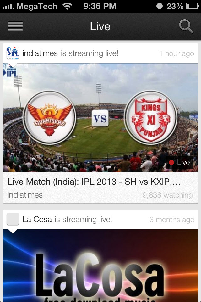 IPL 2013 Live Streaming For Mobile