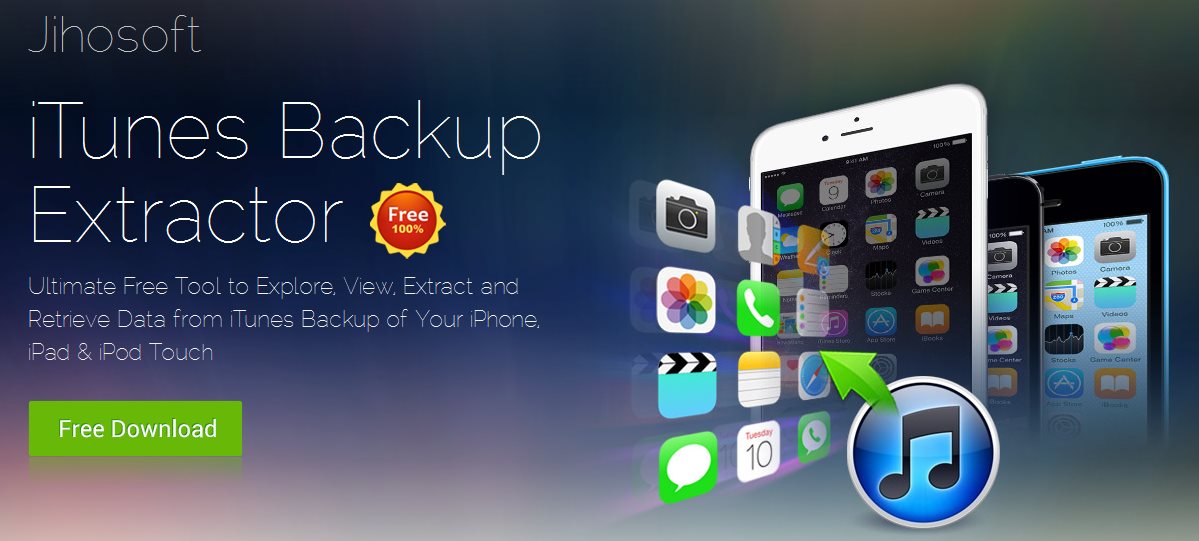 Jihosoft iTunes Backup Extractor Free