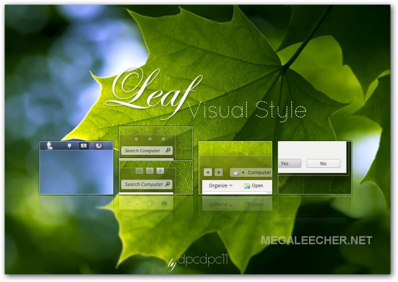 Leaf Visual Style For Windows 7