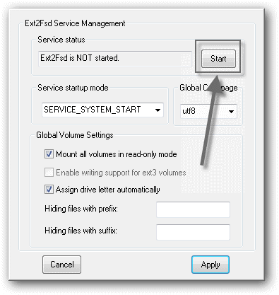 Windows Vista Read Ext3