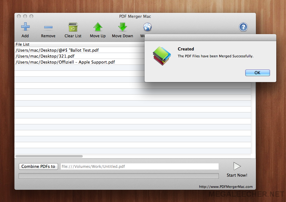 Merged PDF On Mac