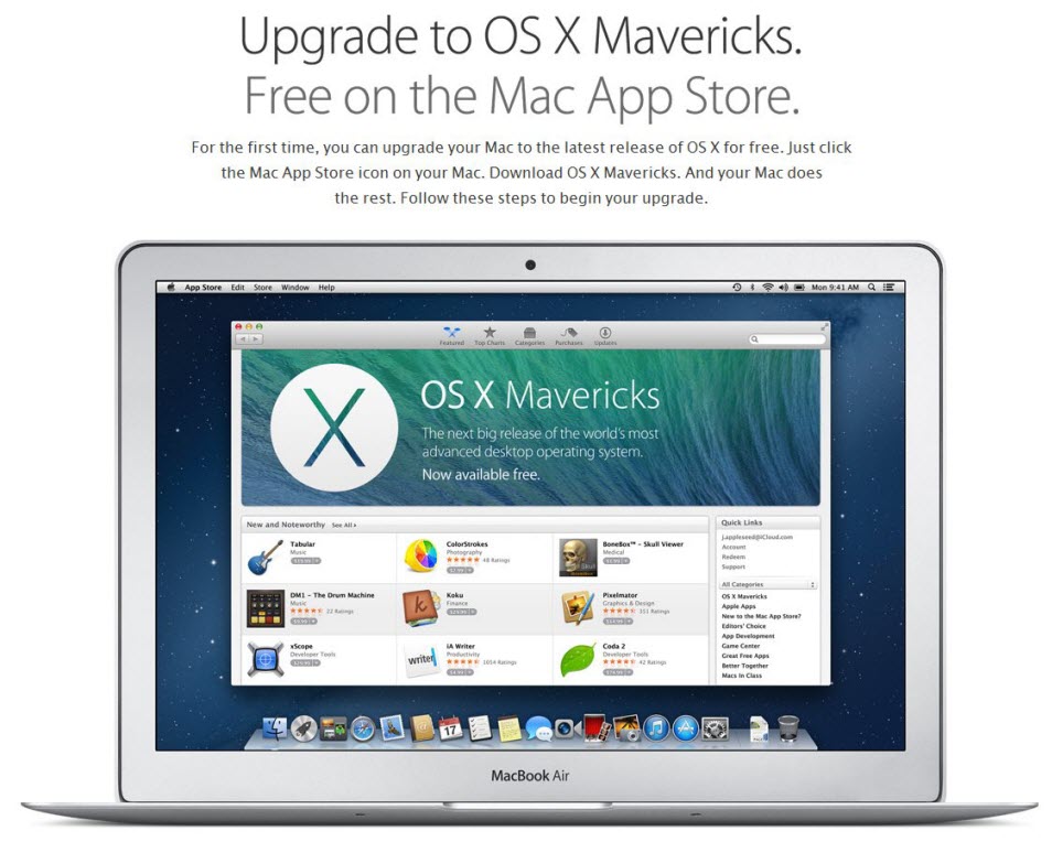 Apple OS X 10.9 Mavericks