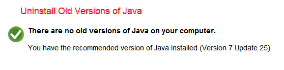 Java Uninstalled