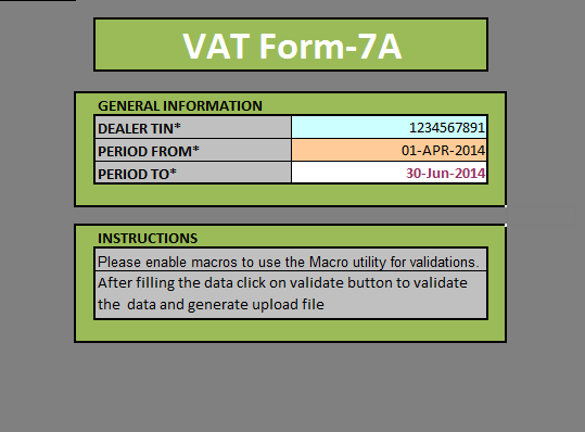 VAT FORM FIX