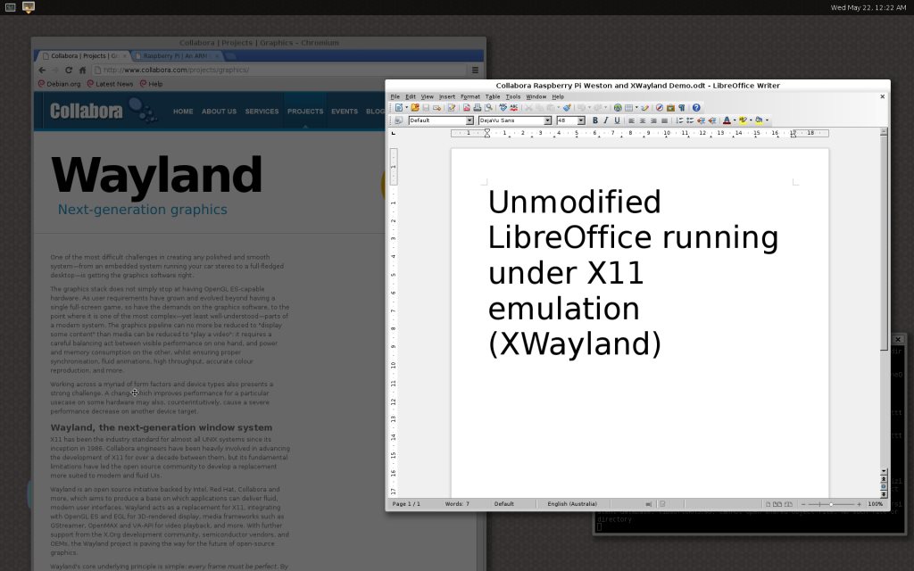 Wayland Windowing Software
