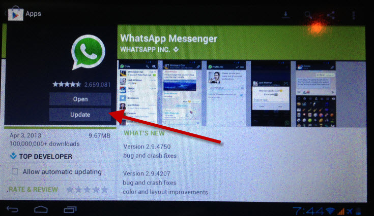 WhatsApp Error Fix