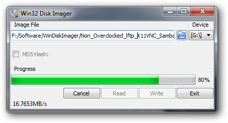 Win32 Disk Imager