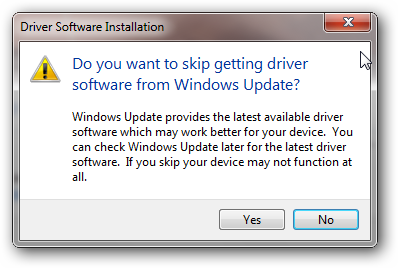 Windows driver
