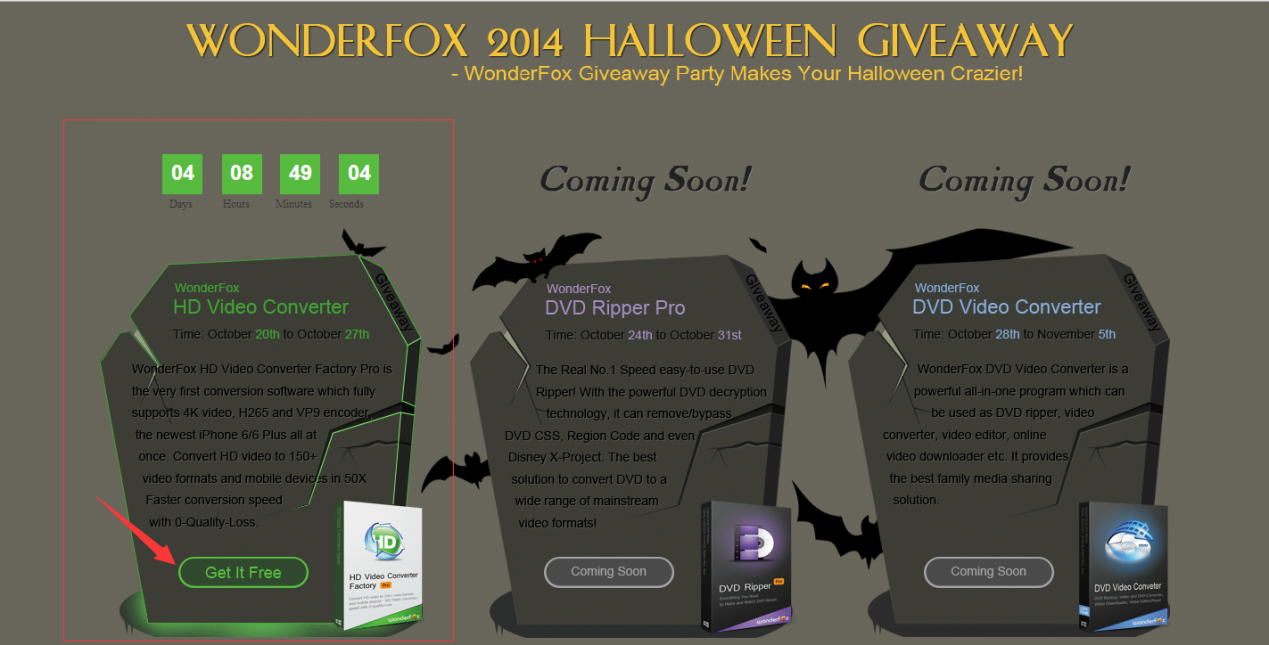 WonderFox 2014 Halloween Giveaway Party