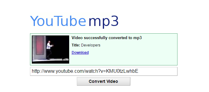 Youtube to mp3