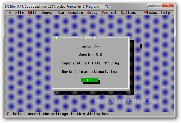 Download Fullscreen Turbo C For Windows 7 Vista And Xp Megaleecher Net