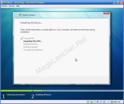 Windows 7<br />
Installation