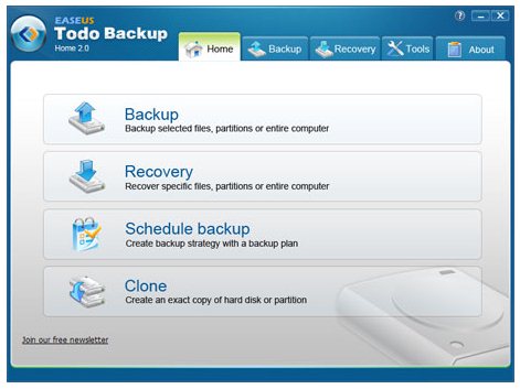 EASEUS Todo Backup Home 2.0