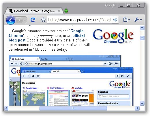 Google Chrome Firefox Theme