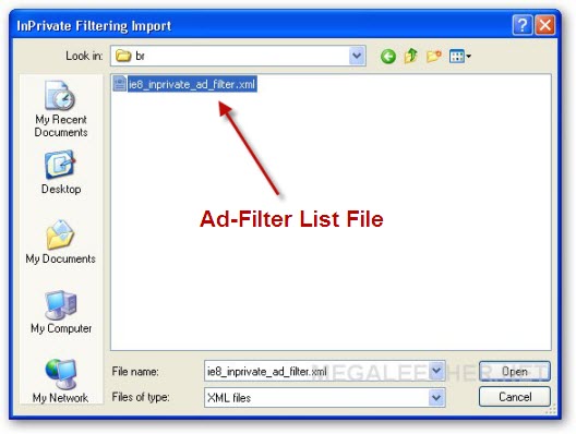 Select Filter File