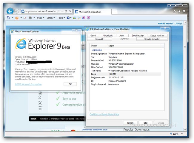 Internet Explorer 9 Leaked Download