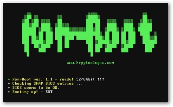 Kon Boot Bypassing Windows 7 Login Password