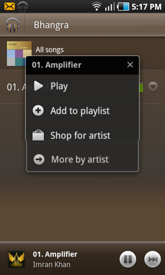 Google Music Player For Android