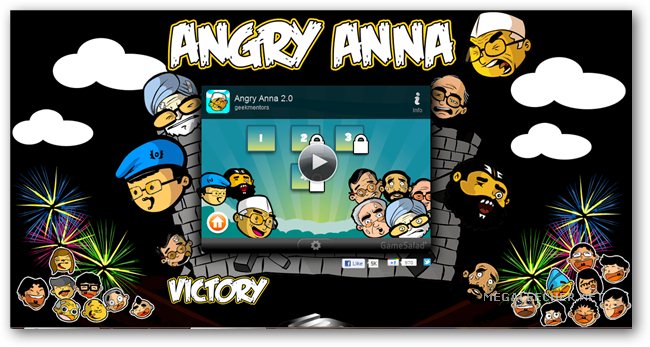 Angry Anna Hazare Game