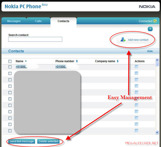 Nokia PC Phone Management