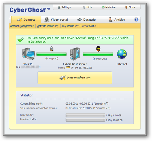 cyberghost gratuito