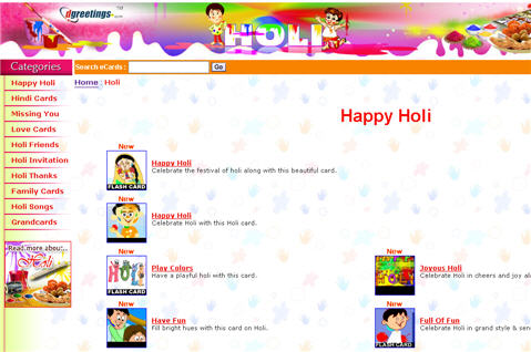 Holi Cards