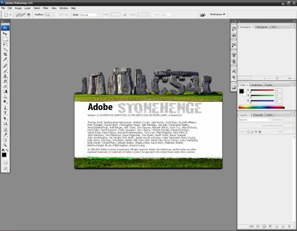 Adobe CS4 StoneHenge