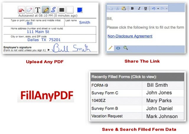 FillAnyPDF Online Form Editing