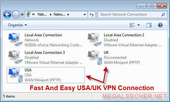 Free USA and UK VPN Connections