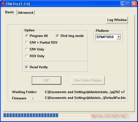 FRM Pro Flashing Utility