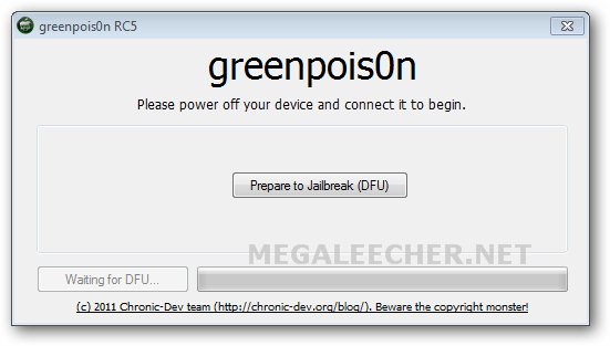 Greenpois0n RC5 B2 for Windows
