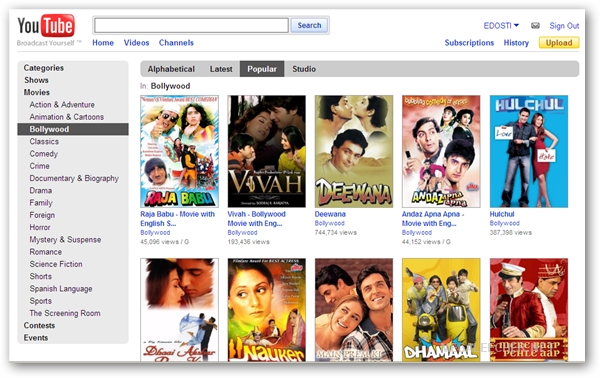 Watch Bollywood Movies Online