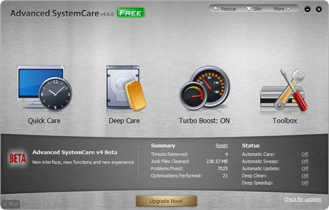Advanced SystemCare 4
