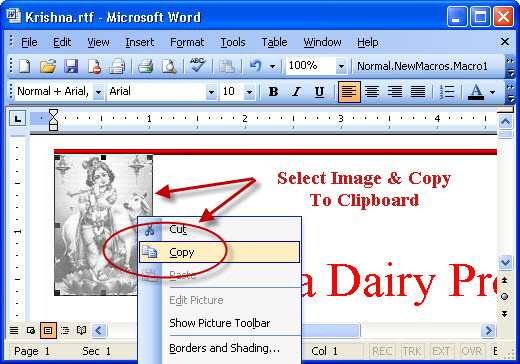 Copy Image To Clipboard