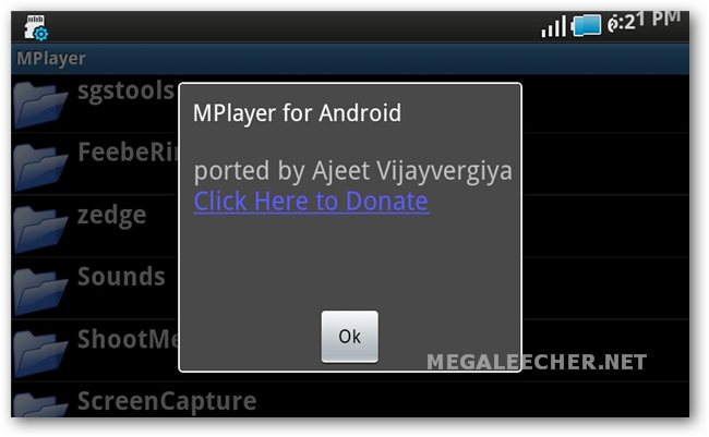 Android MPlayer