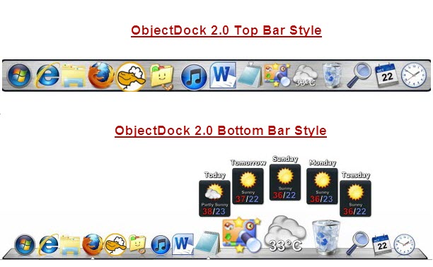 how to setup objectdock stack docklets
