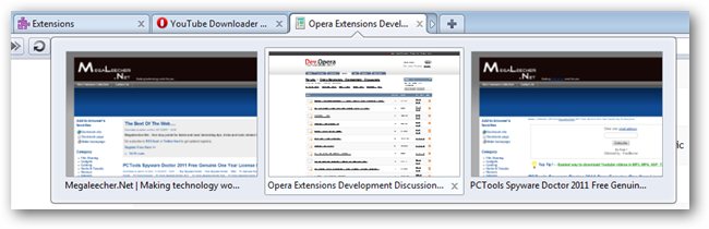 Opera 11 Tab Grouping