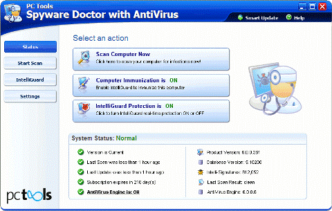 Free PC Tools Spyware Doctor