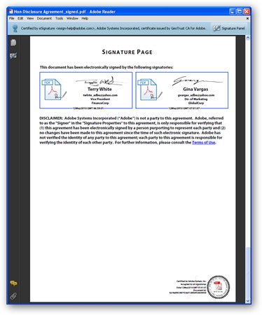 Adobe eSignature