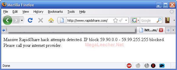 Rapidshare Hacks