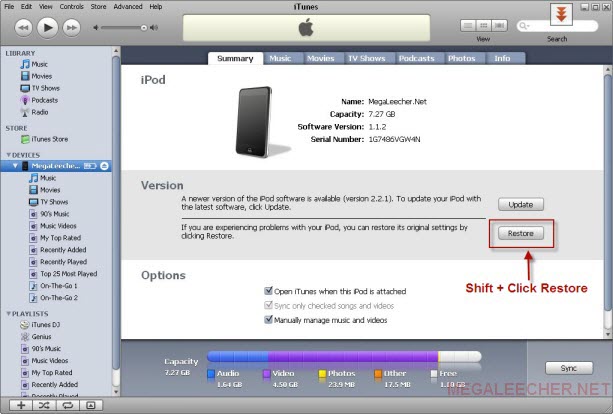 for ipod instal Process Explorer 17.05