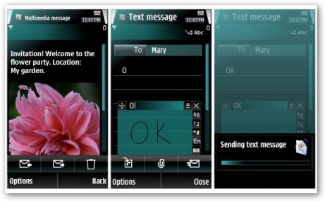 Symbian OS 9.4 GUI