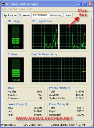 Show Windows Xp Task manager