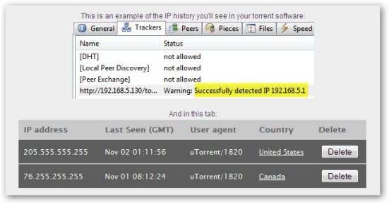 Tracing Torrent IP