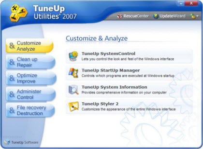 TuneUp Utilities 2007
