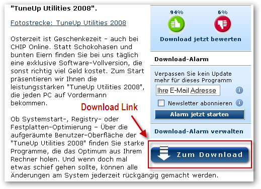 Register TuneUp Utilities 2008