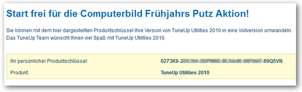 tuneup utilities 2010 vollversion