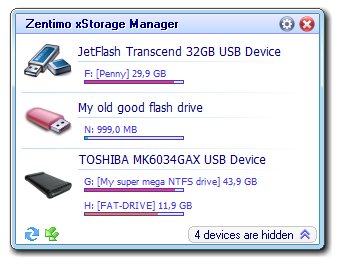 Zentimo xStorage Manager USB Safely Removal Utility