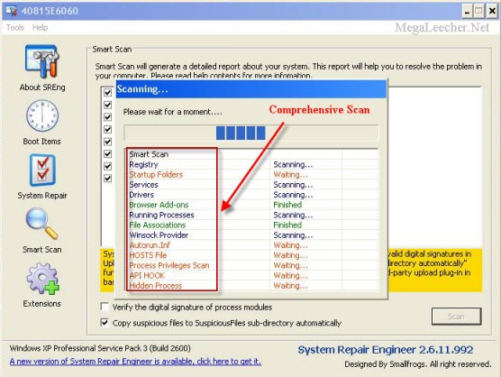 SREng Malware Scan